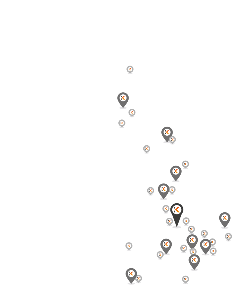 Kalamazoo UK Map White